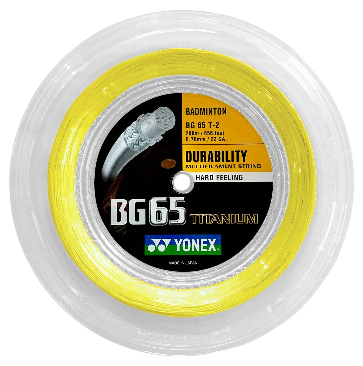 Yonex BG65Ti 0.70mm Badminton 200M Reel 4 Yonex BG65Ti 0.70mm Badminton 200M Reel - Image 4