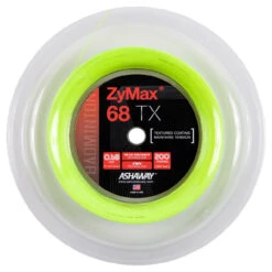 Ashaway ZyMax 68 TX 0.68mm Badminton 200M Reel -Tennis Equipment Store ashaway zymax 68 tx 0 68mm badminton 200m reel yellow 54704 60157.1698771944