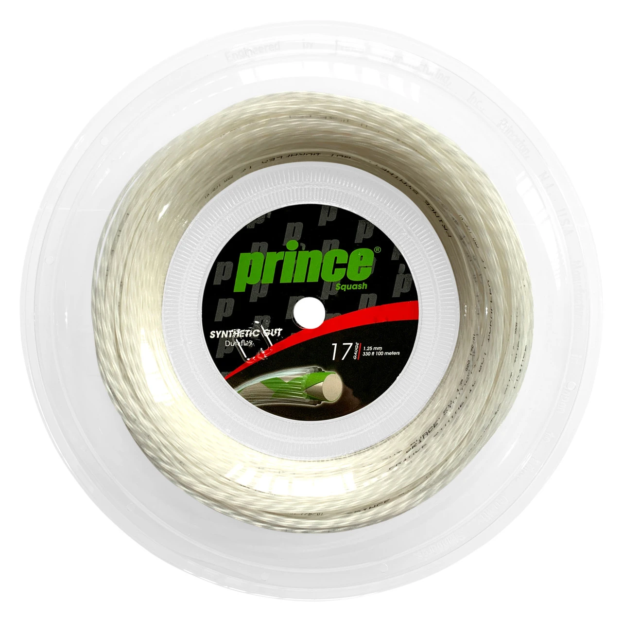 Prince Synthetic Gut Duraflex 17 1.25mm Squash 100M Reel 2 Prince Synthetic Gut Duraflex 17 1.25mm Squash 100M Reel - Image 2