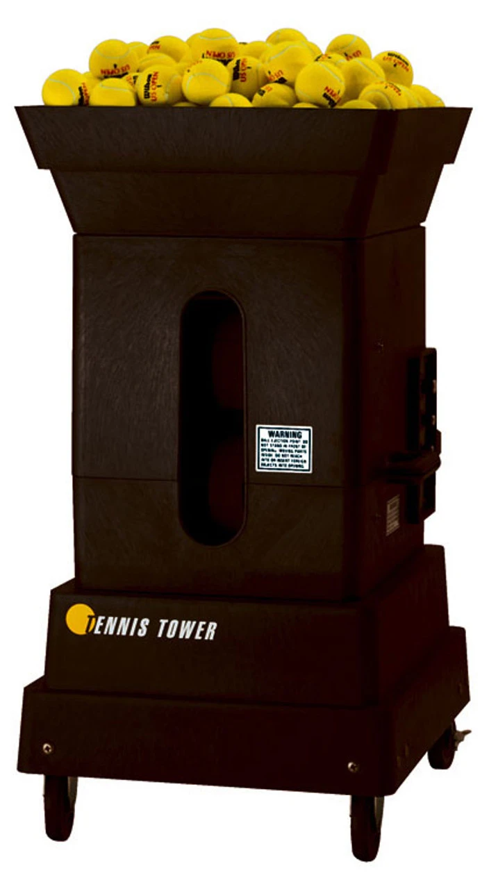 Sports Tutor Tennis Tower Competitor Mains Tennis Ball Machine 1 Sports Tutor Tennis Tower Competitor Mains Tennis Ball Machine