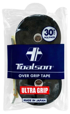 Toalson Ultra Overgrip 30 Pack -Tennis Equipment Store toalson ultra overgrip 30 pack black 44623 66885.1698771467