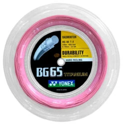 Yonex BG65Ti 0.70mm Badminton 200M Reel 6 Yonex BG65Ti 0.70mm Badminton 200M Reel -Tennis Equipment Store yonex bg65ti 0 70mm badminton 200m reel pink 64207 23979.1698769575