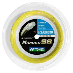 Yonex Nanogy 98 0.66mm Badminton 200M Reel -Tennis Equipment Store yonex nanogy 98 0 66mm badminton 200m reel yellow 80024 40455.1698769919